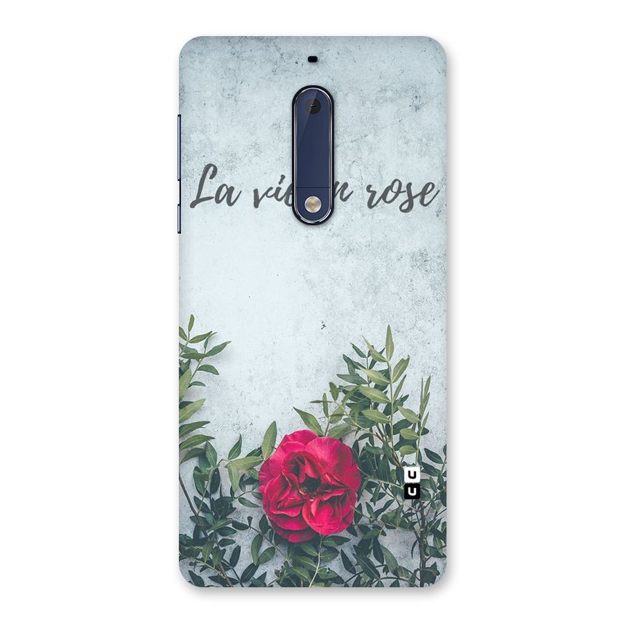 Rose Life Back Case for Nokia 5