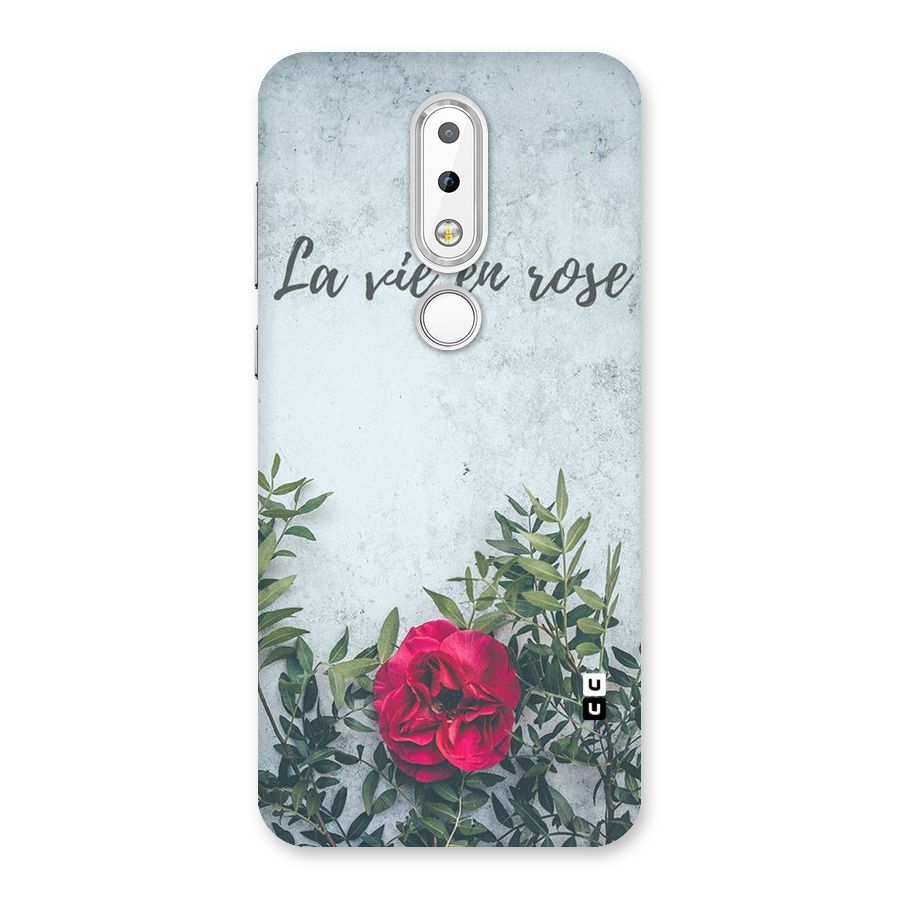 Rose Life Back Case for Nokia 6.1 Plus