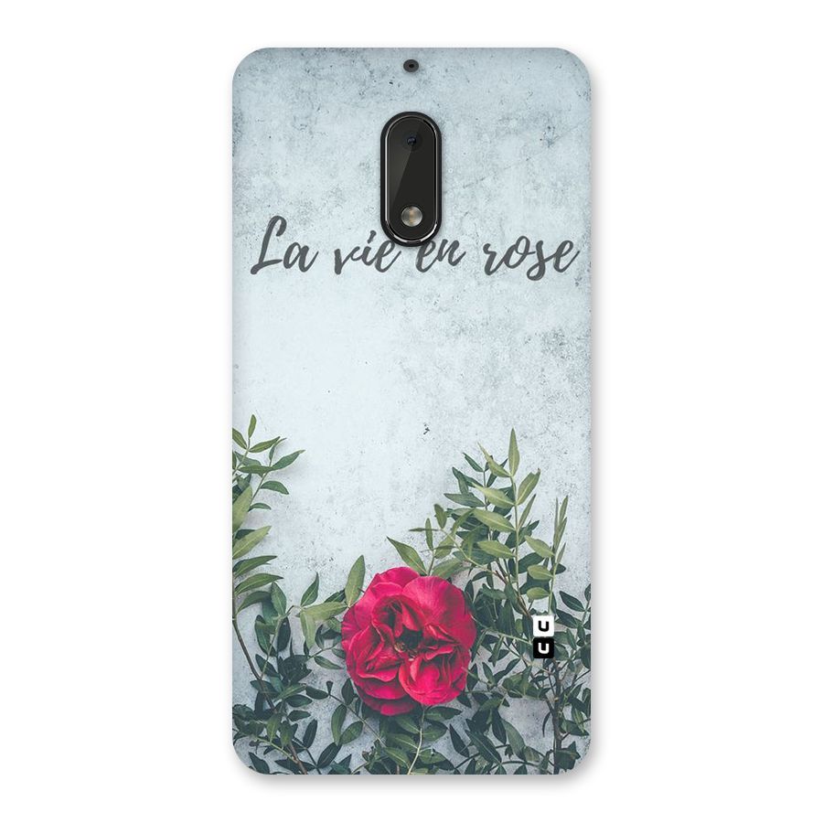 Rose Life Back Case for Nokia 6