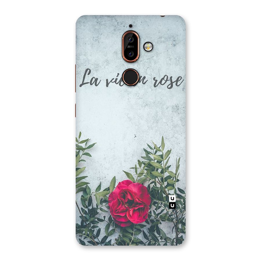 Rose Life Back Case for Nokia 7 Plus