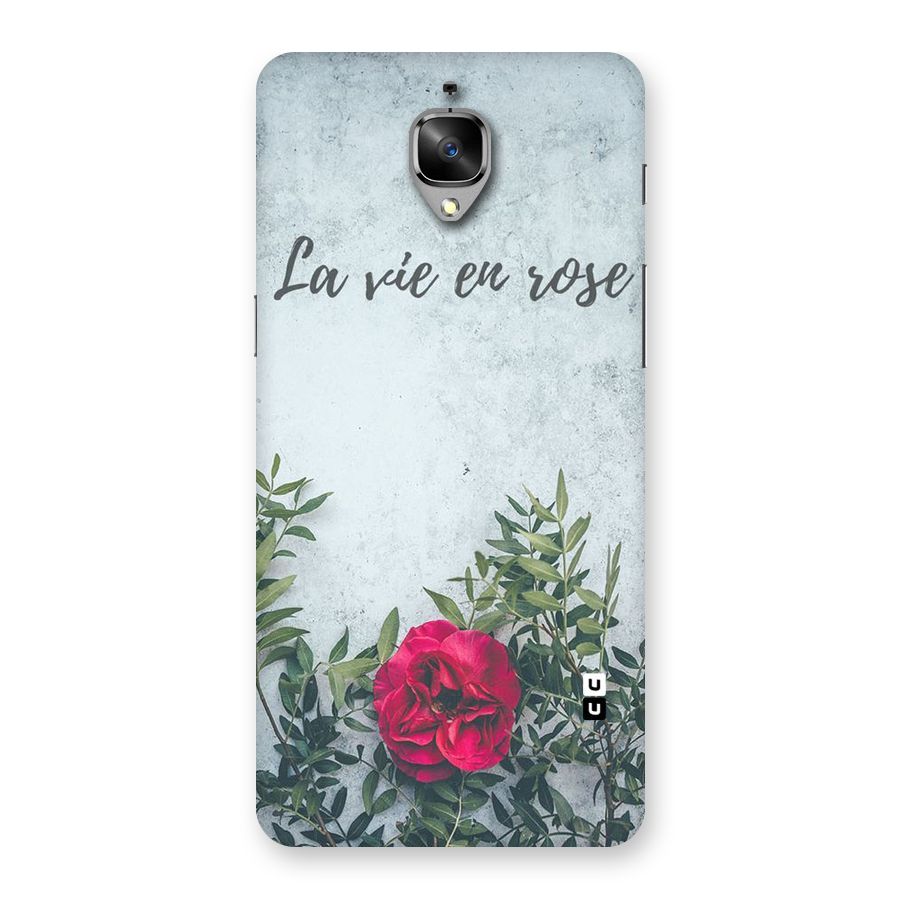 Rose Life Back Case for OnePlus 3T