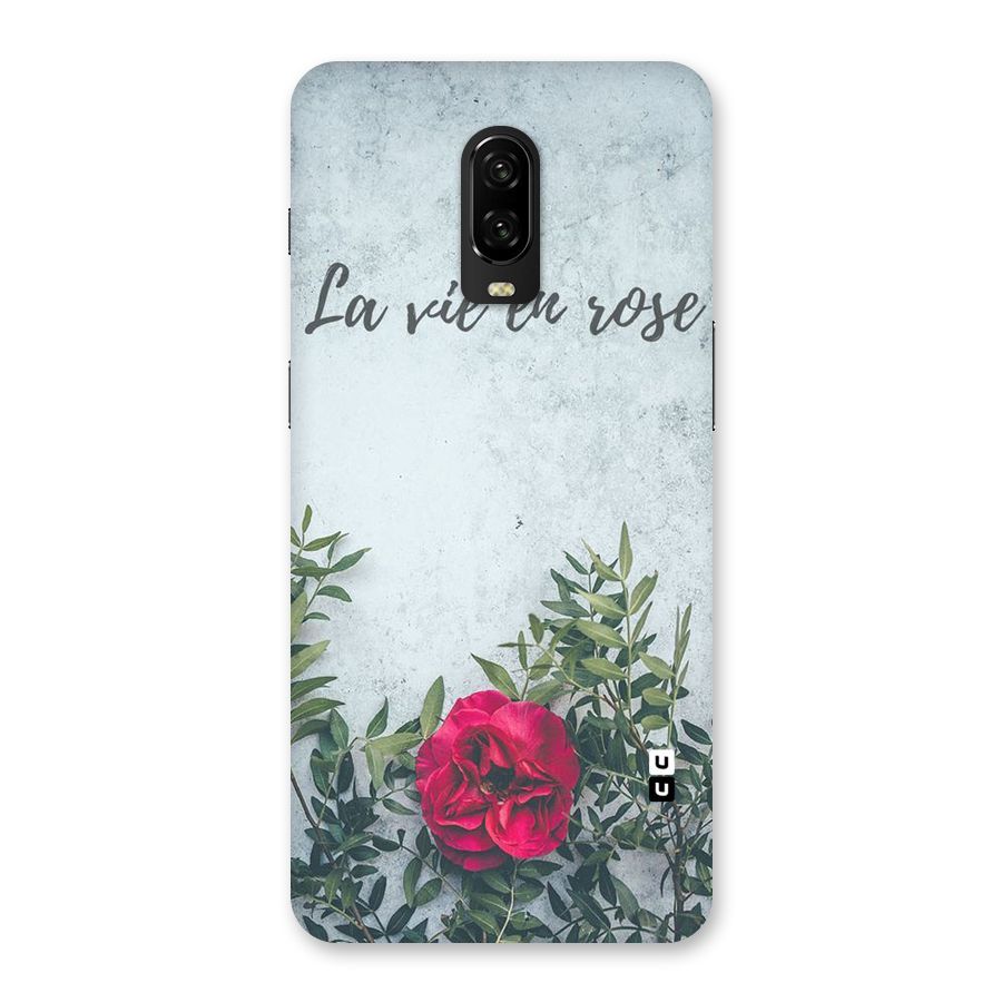 Rose Life Back Case for OnePlus 6T