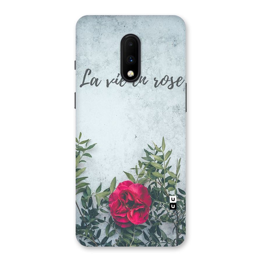 Rose Life Back Case for OnePlus 7
