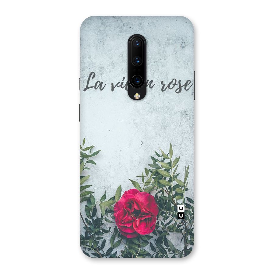 Rose Life Back Case for OnePlus 7 Pro