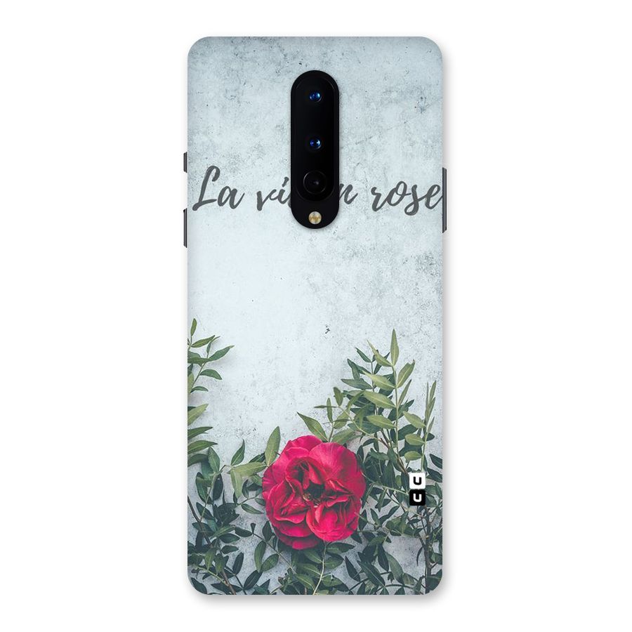 Rose Life Back Case for OnePlus 8