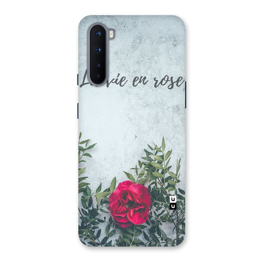 Rose Life Back Case for OnePlus Nord
