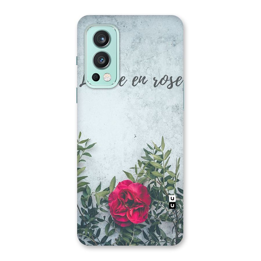 Rose Life Back Case for OnePlus Nord 2 5G