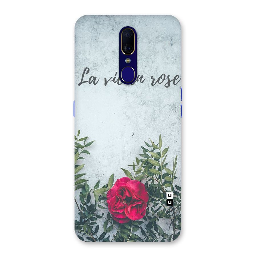 Rose Life Back Case for Oppo F11
