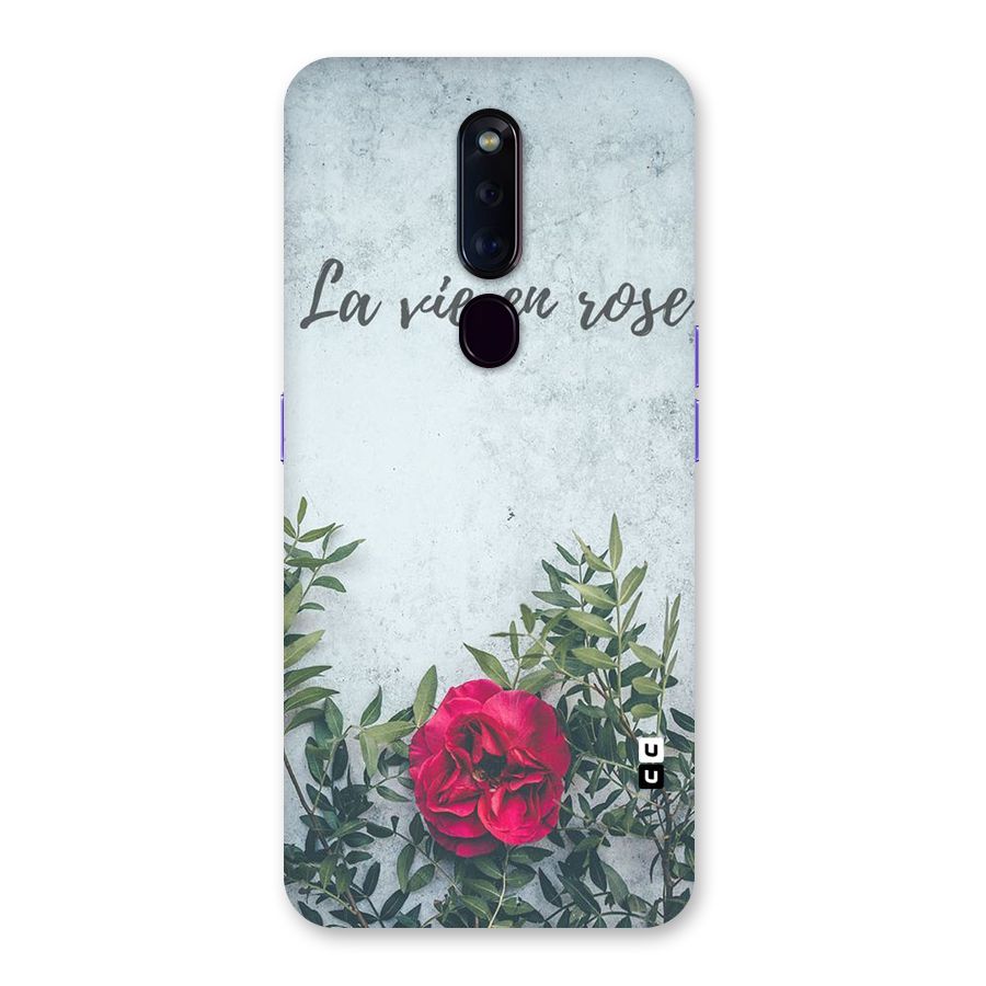 Rose Life Back Case for Oppo F11 Pro