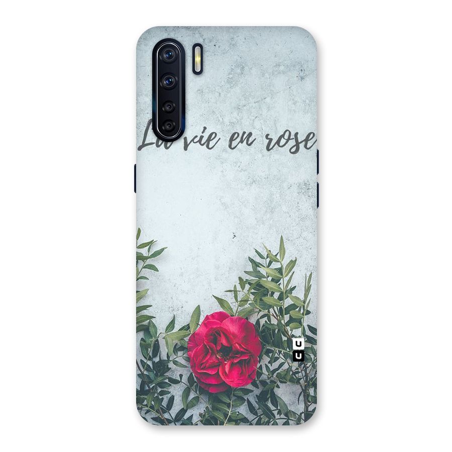 Rose Life Back Case for Oppo F15