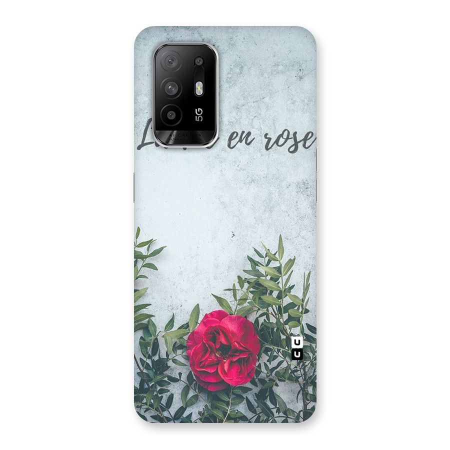 Rose Life Back Case for Oppo F19 Pro Plus 5G