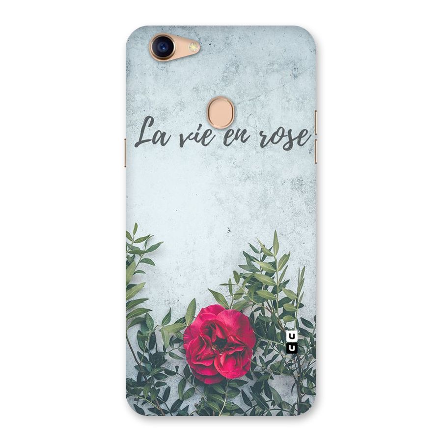 Rose Life Back Case for Oppo F5