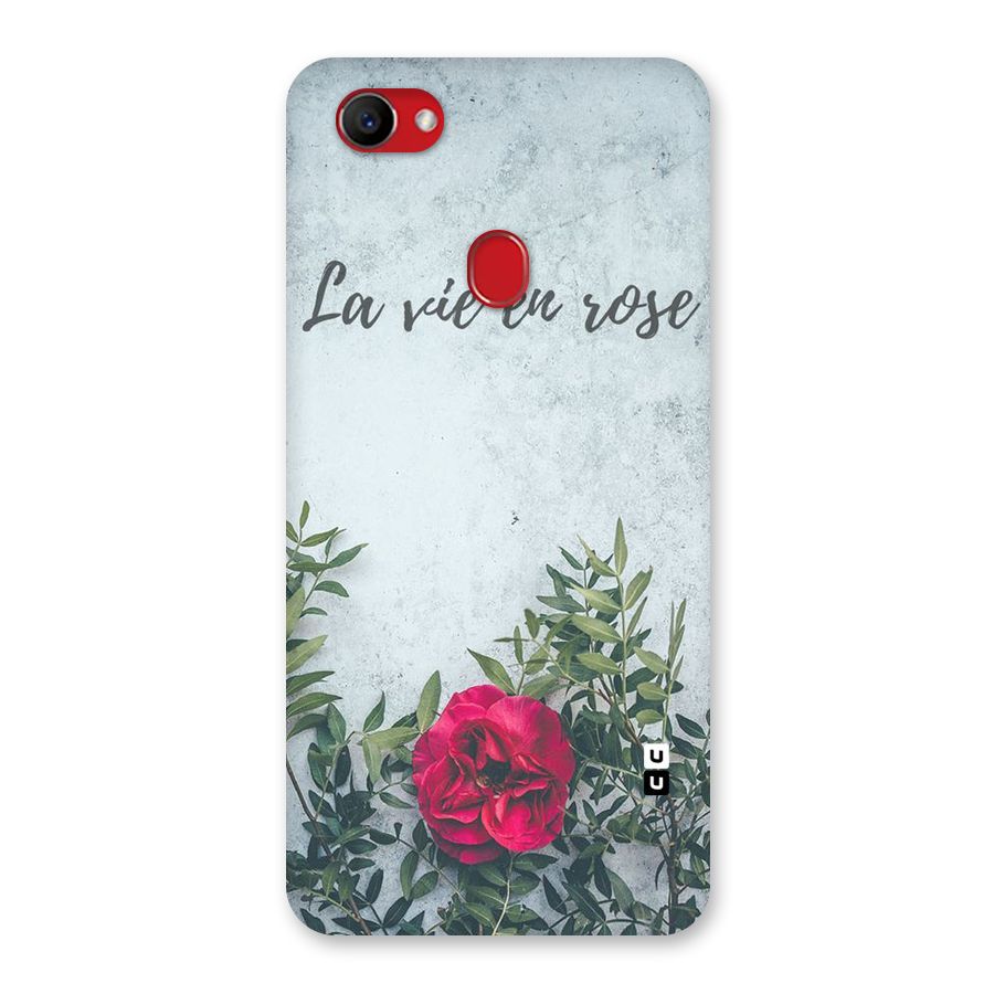 Rose Life Back Case for Oppo F7