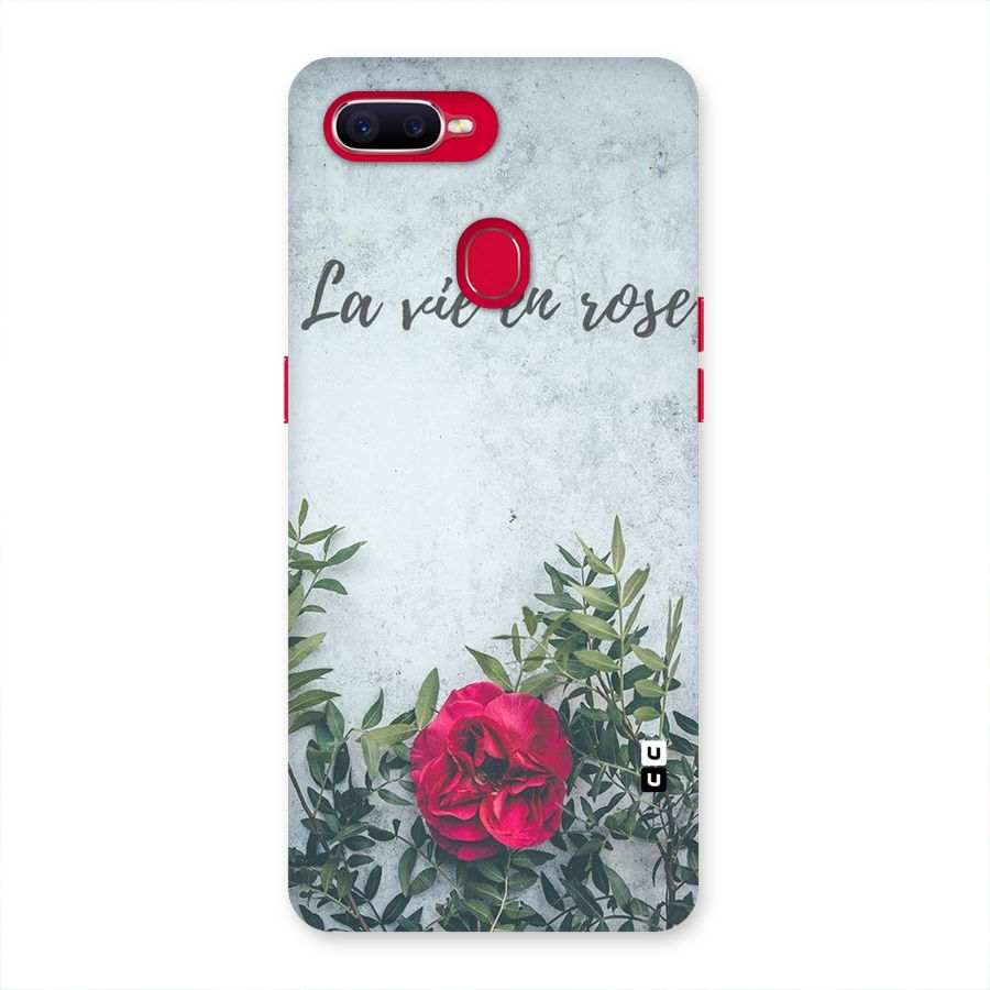 Rose Life Back Case for Oppo F9 Pro