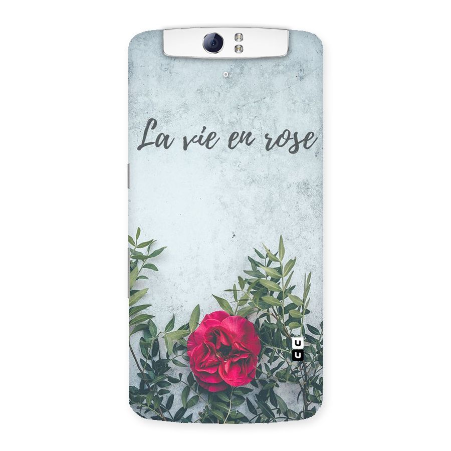 Rose Life Back Case for Oppo N1