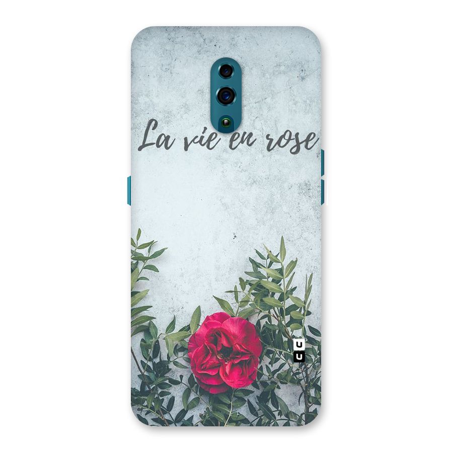 Rose Life Back Case for Oppo Reno