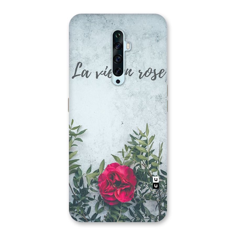 Rose Life Back Case for Oppo Reno2 Z