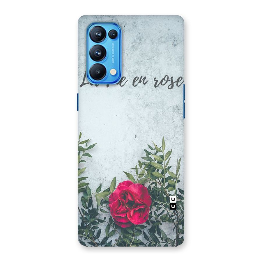 Rose Life Back Case for Oppo Reno5 Pro 5G