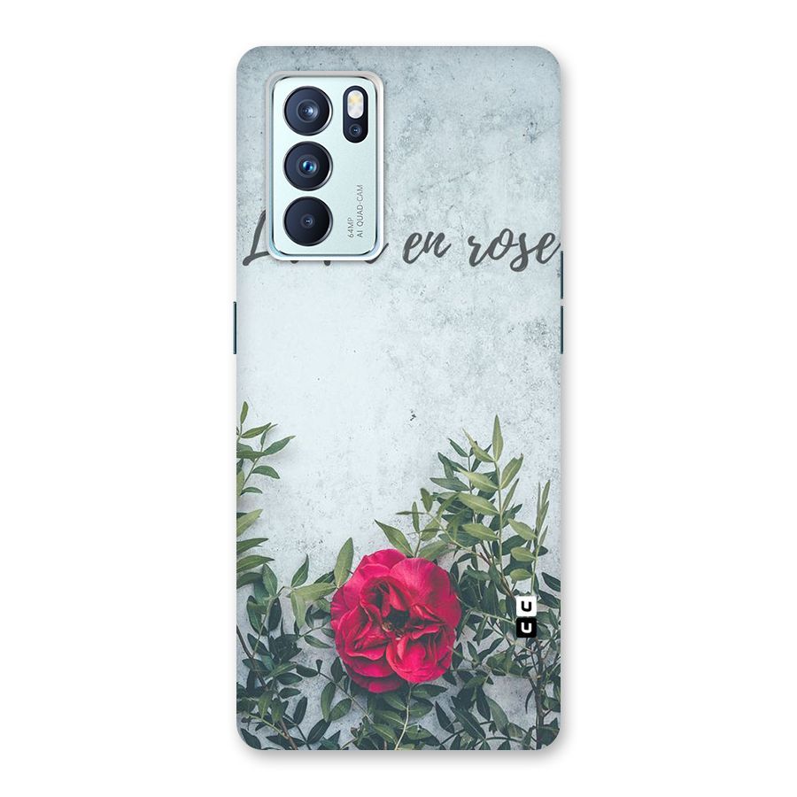 Rose Life Back Case for Oppo Reno6 Pro 5G