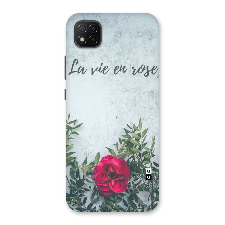 Rose Life Back Case for Poco C3