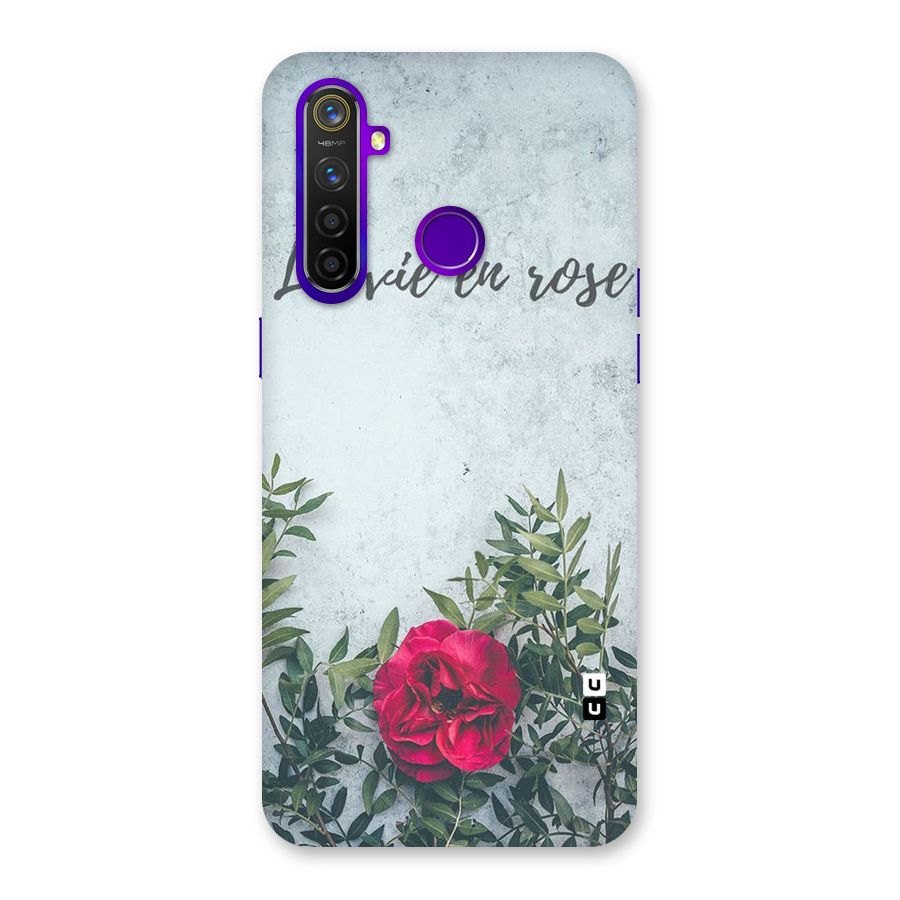 Rose Life Back Case for Realme 5 Pro