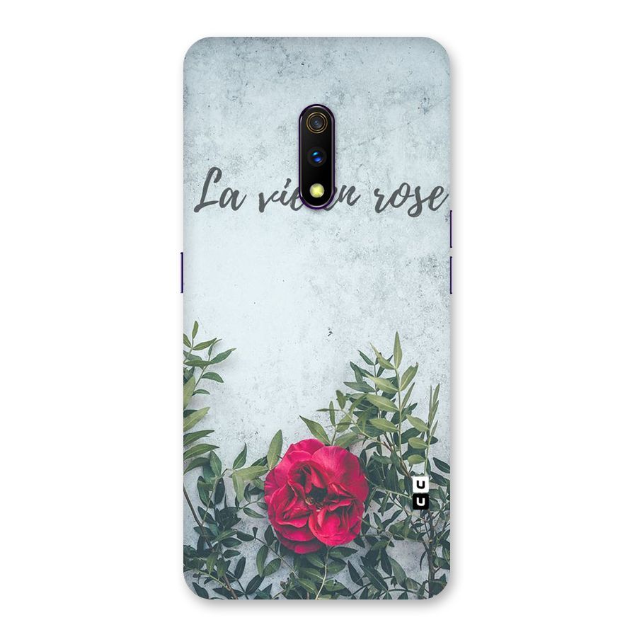 Rose Life Back Case for Realme X