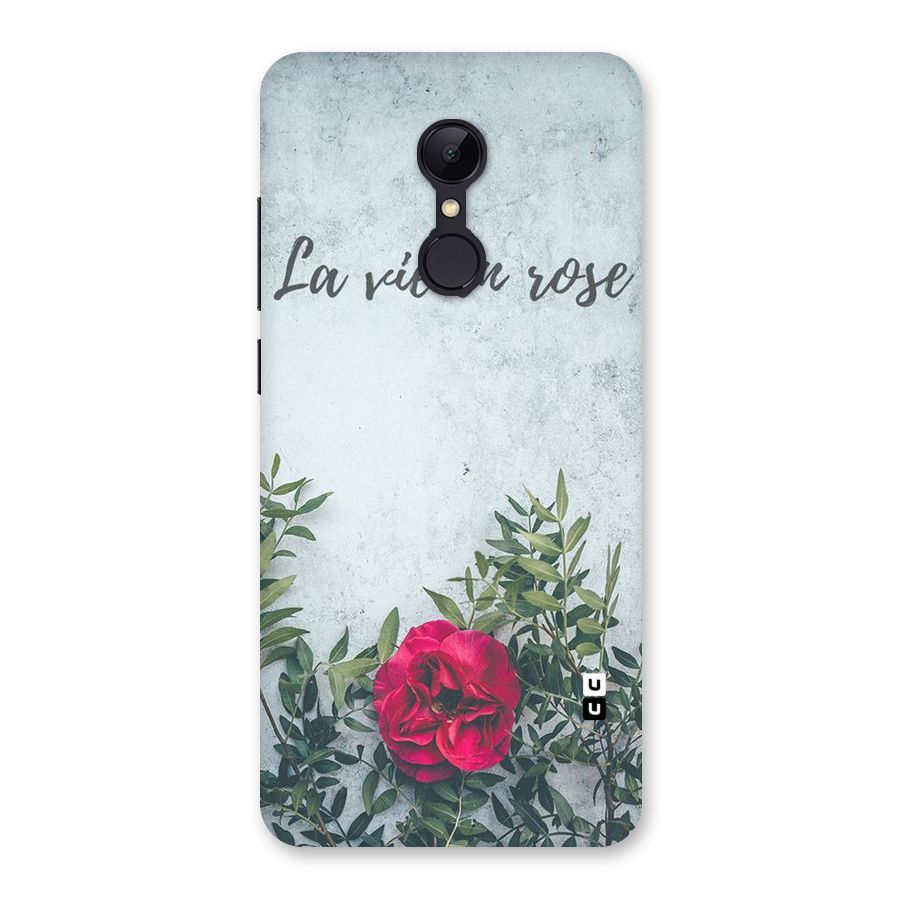 Rose Life Back Case for Redmi 5
