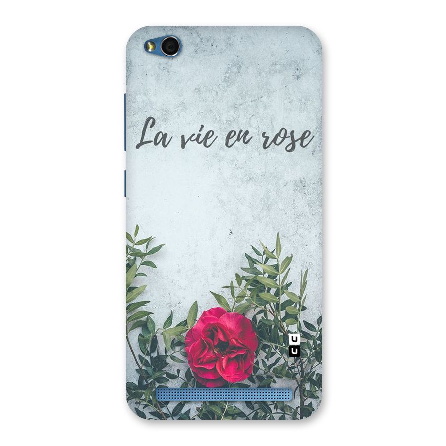 Rose Life Back Case for Redmi 5A