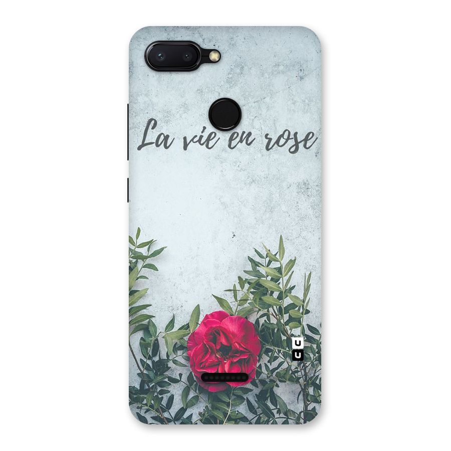 Rose Life Back Case for Redmi 6