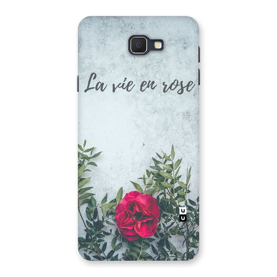 Rose Life Back Case for Samsung Galaxy J7 Prime