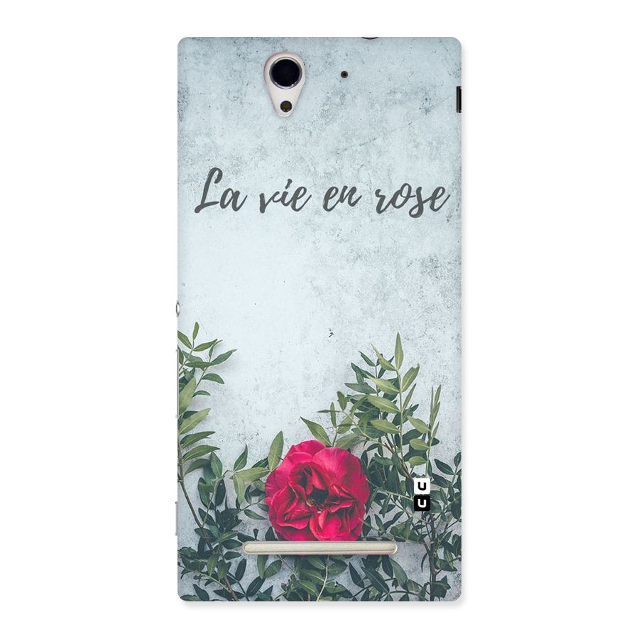Rose Life Back Case for Sony Xperia C3