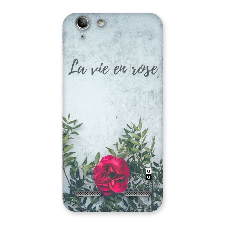 Rose Life Back Case for Vibe K5 Plus