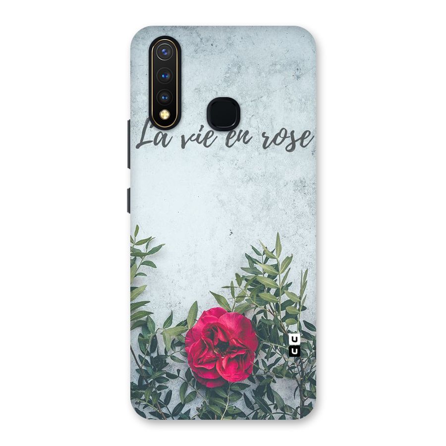 Rose Life Back Case for Vivo U20