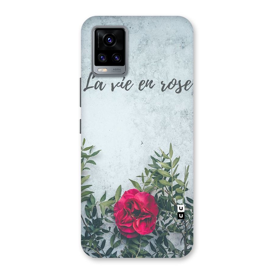 Rose Life Back Case for Vivo V20