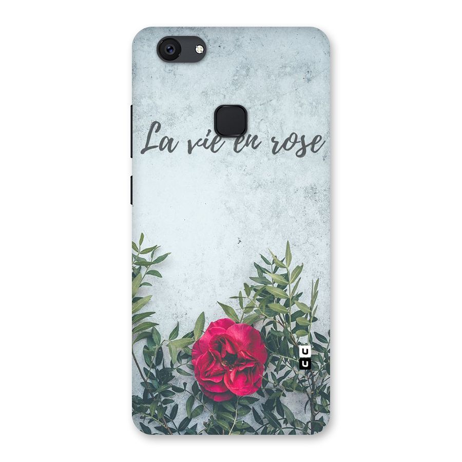 Rose Life Back Case for Vivo V7 Plus