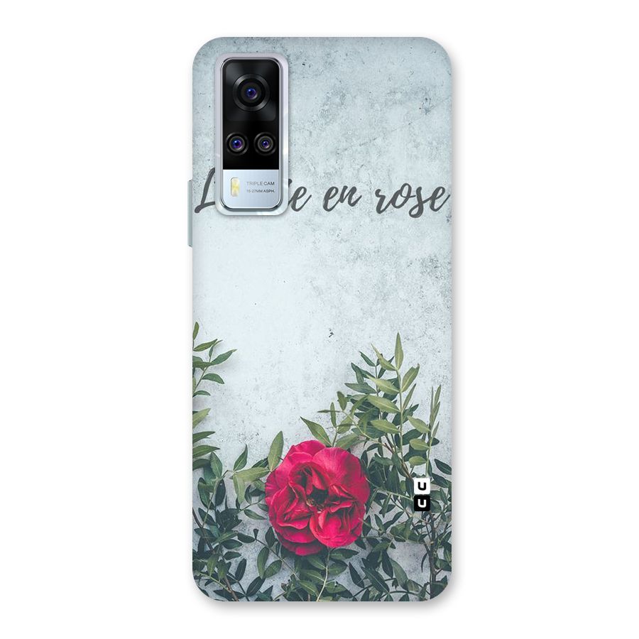 Rose Life Back Case for Vivo Y31