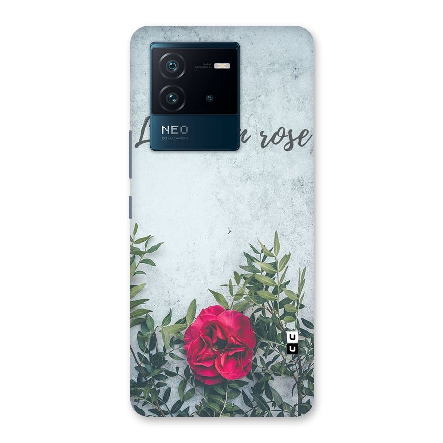Rose Life Back Case for Vivo iQOO Neo 6 5G