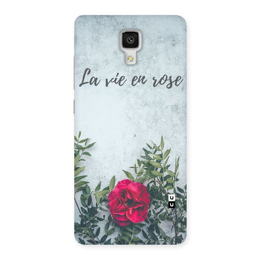 Rose Life Back Case for Xiaomi Mi 4