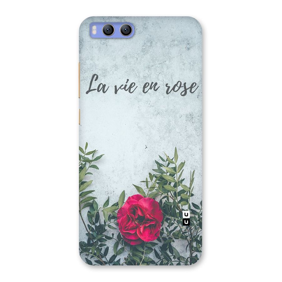Rose Life Back Case for Xiaomi Mi 6