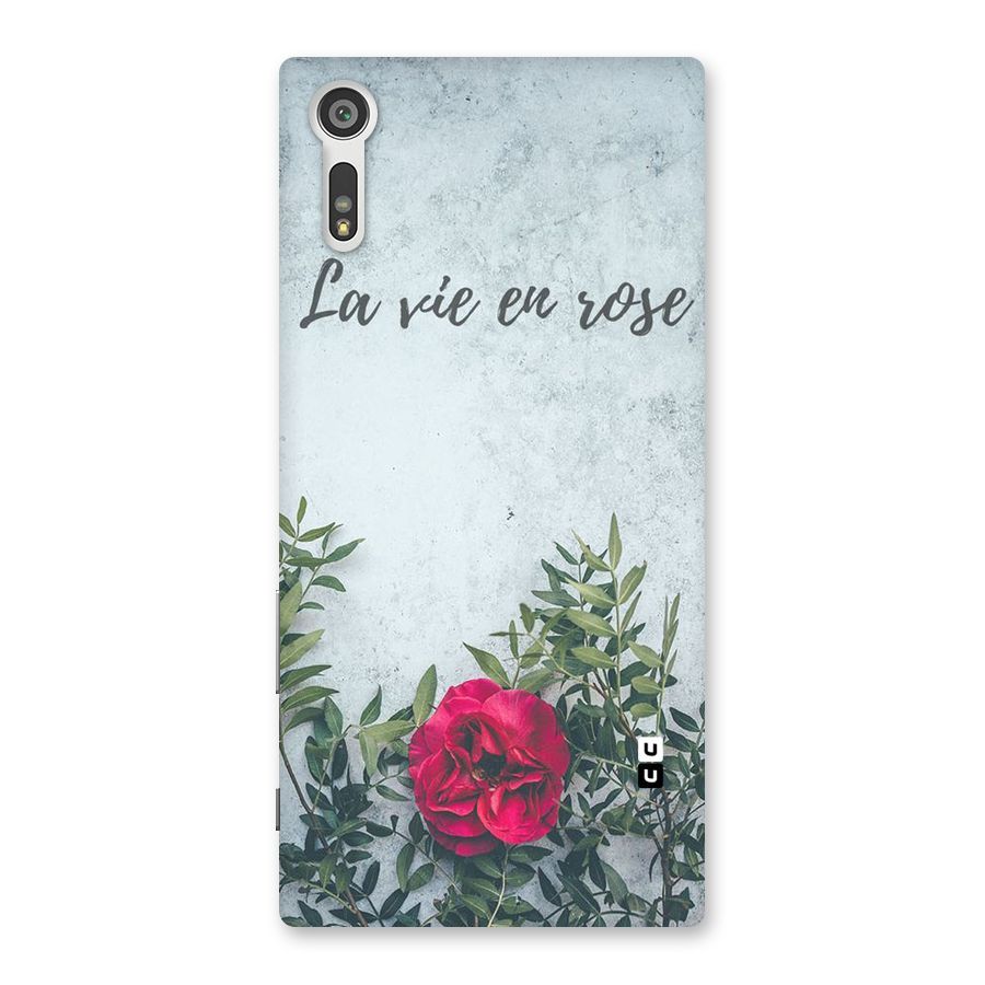 Rose Life Back Case for Xperia XZ