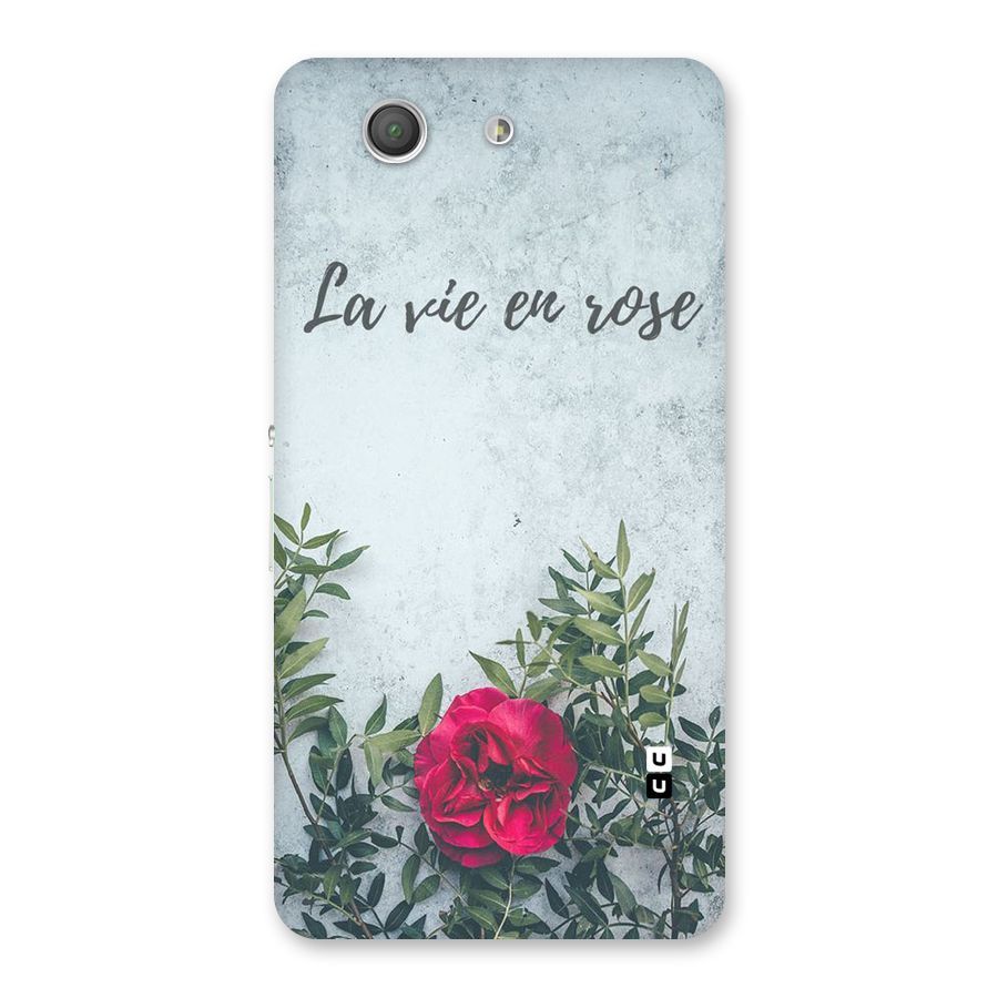 Rose Life Back Case for Xperia Z3 Compact