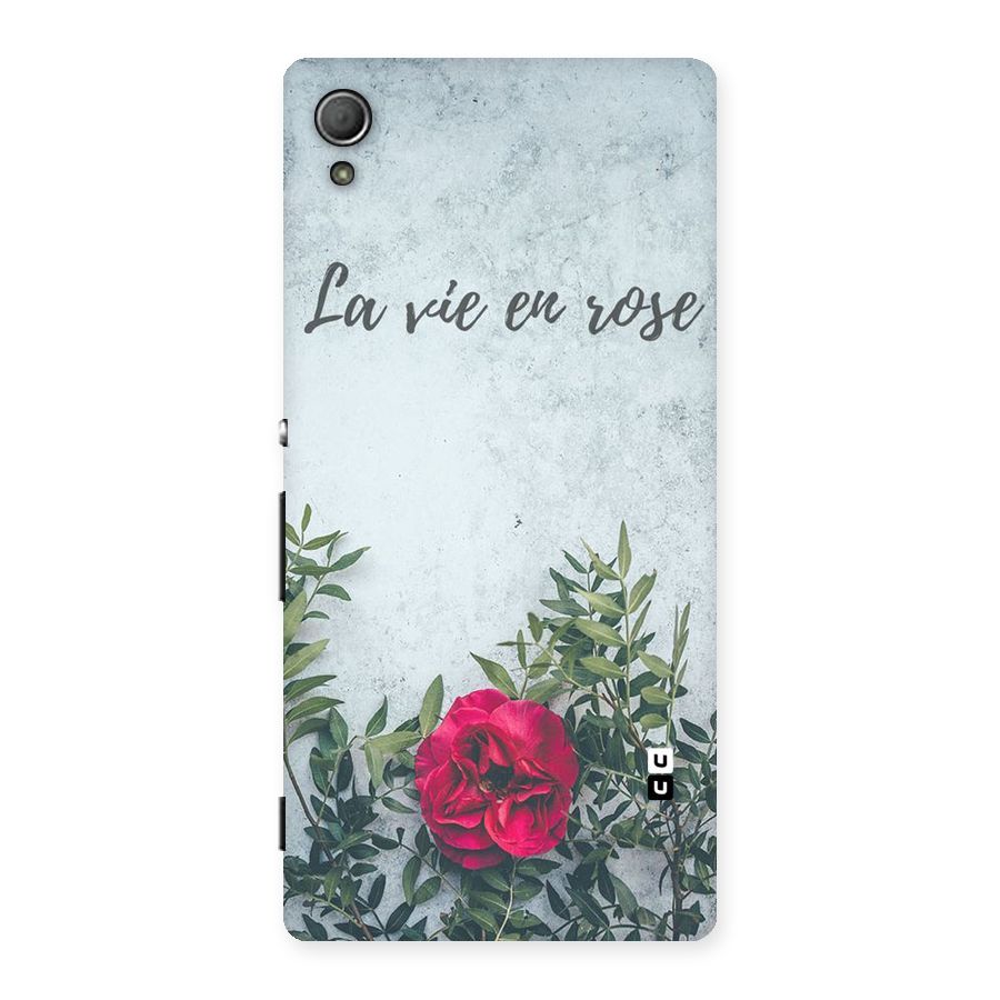 Rose Life Back Case for Xperia Z3 Plus