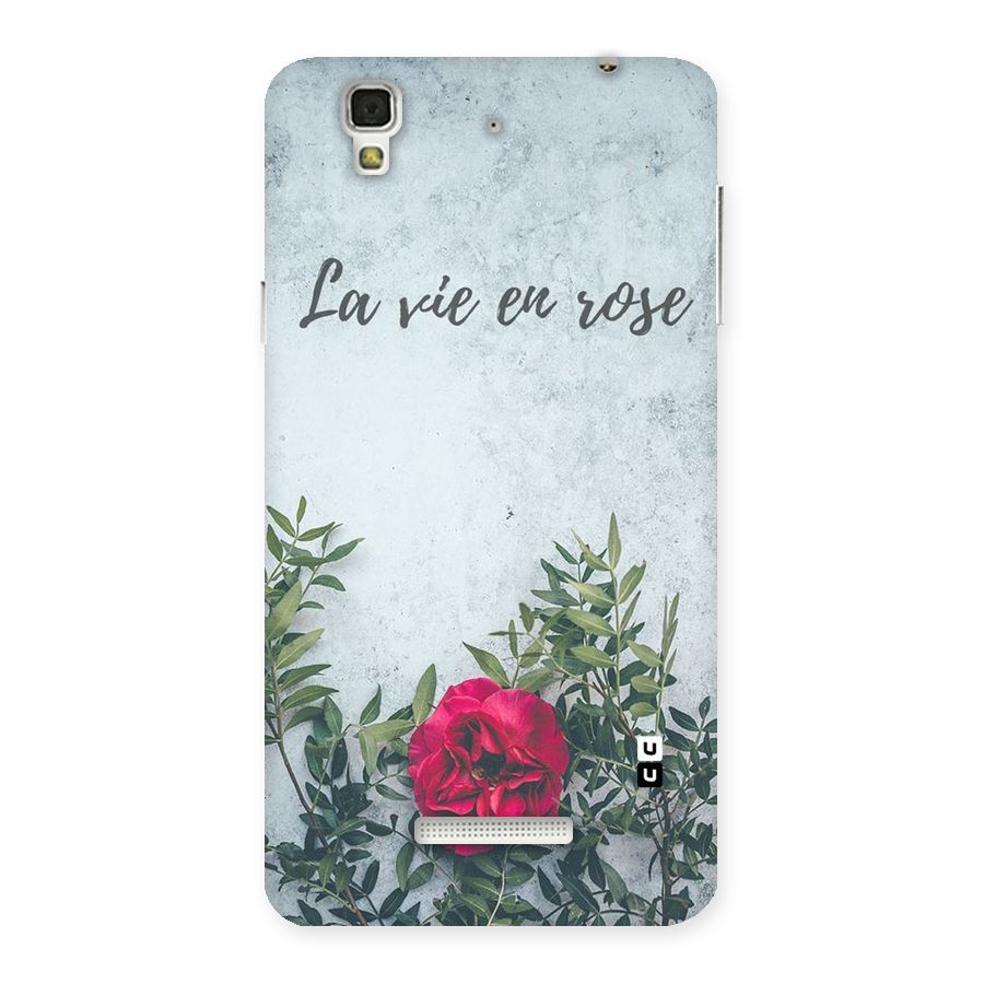 Rose Life Back Case for YU Yureka Plus