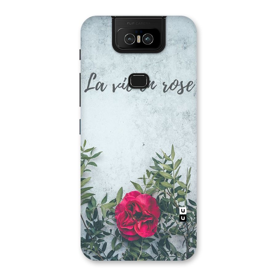 Rose Life Back Case for Zenfone 6z