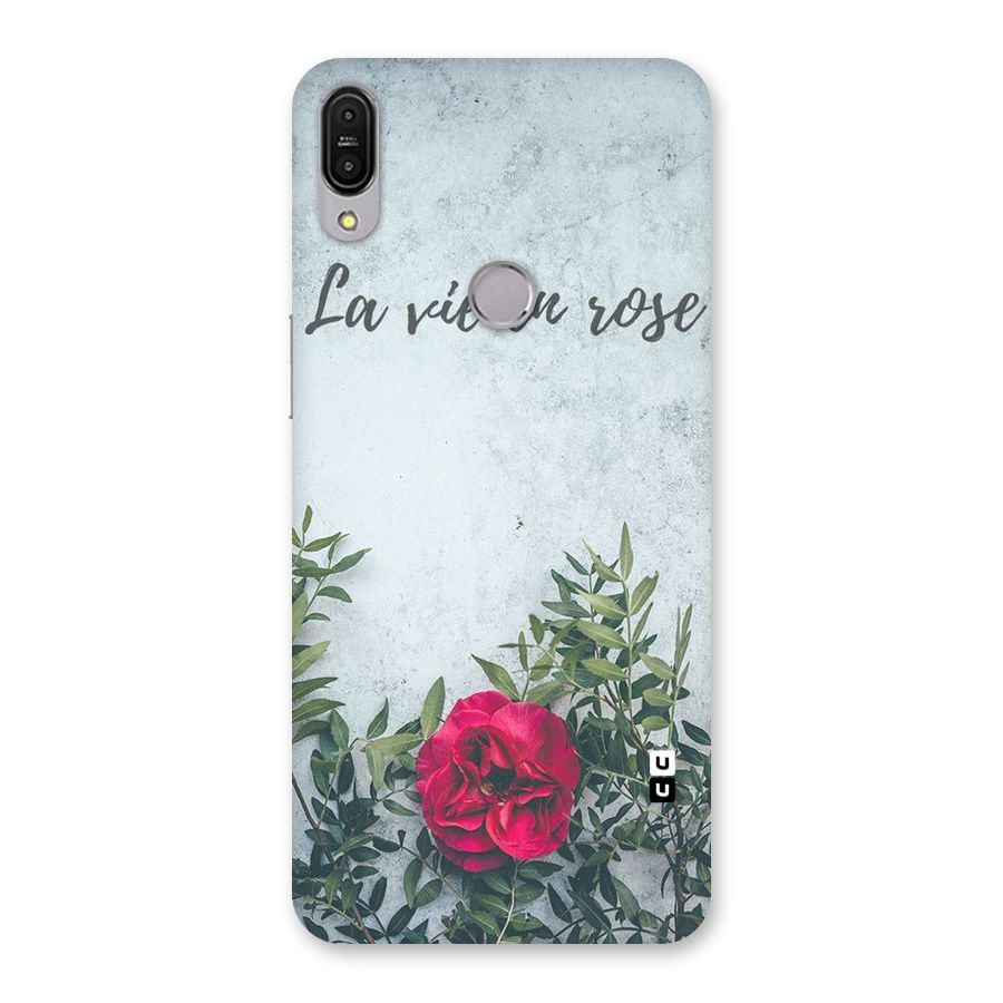 Rose Life Back Case for Zenfone Max Pro M1