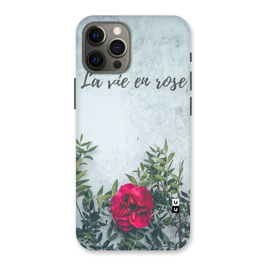 Rose Life Back Case for iPhone 12 Pro Max