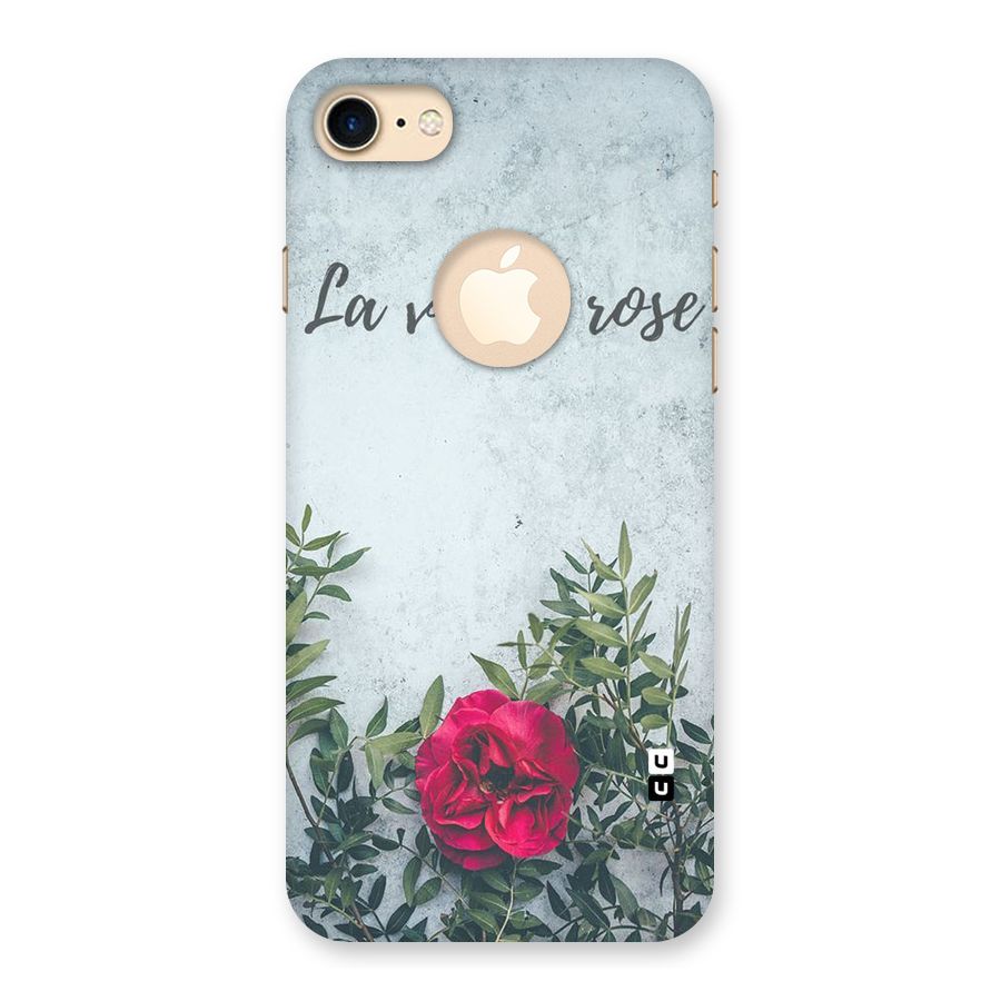 Rose Life Back Case for iPhone 7 Logo Cut
