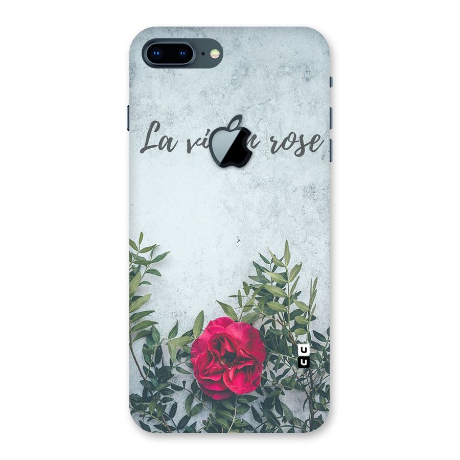 Rose Life Back Case for iPhone 7 Plus Apple Cut