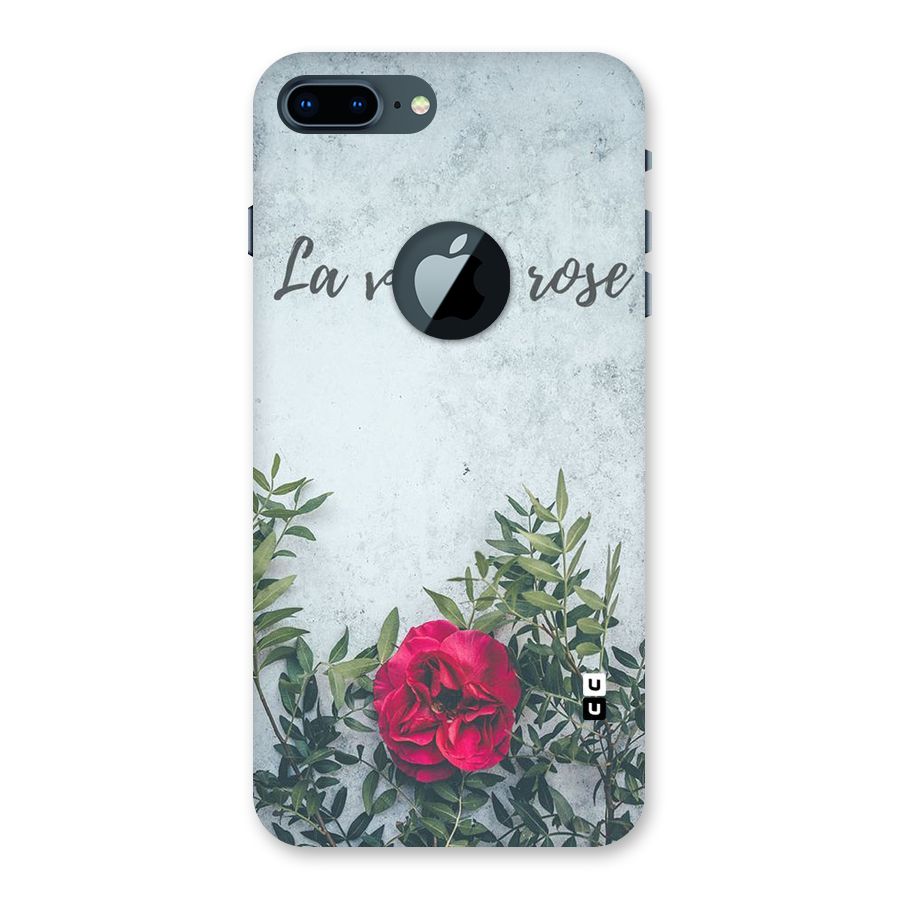 Rose Life Back Case for iPhone 7 Plus Logo Cut