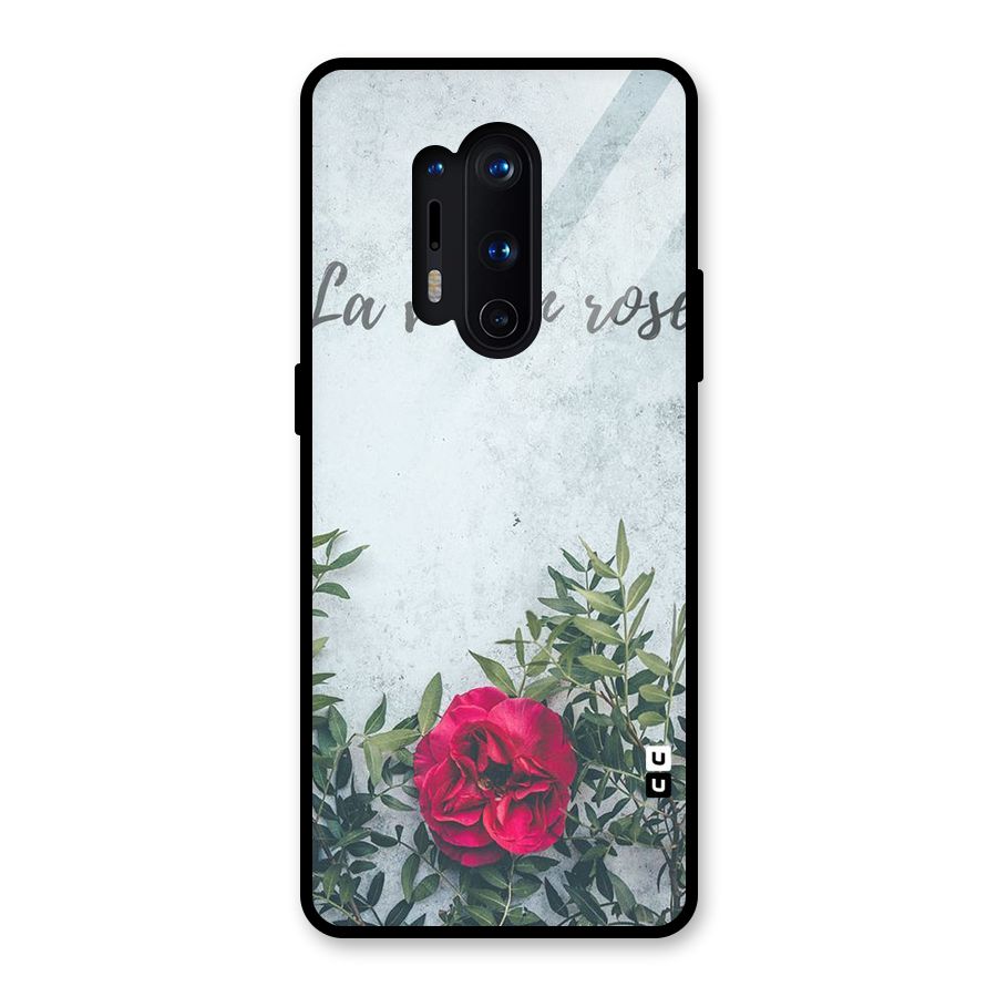 Rose Life Glass Back Case for OnePlus 8 Pro